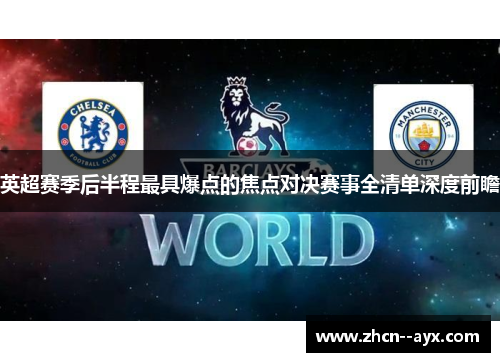 英超赛季后半程最具爆点的焦点对决赛事全清单深度前瞻